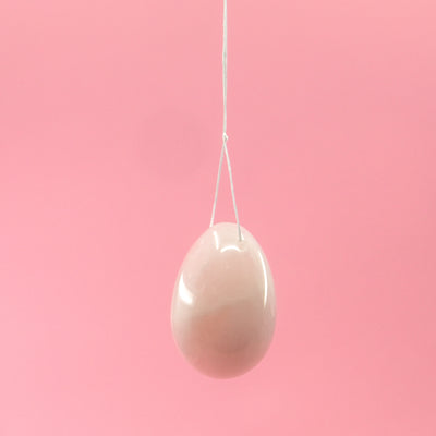 Rose Quartz Yoni Egg - Single - Wands of Lust Co