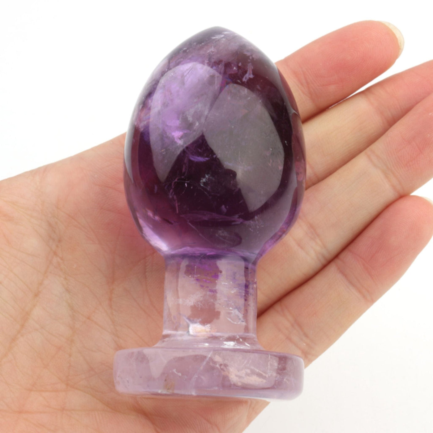Amethyst Crystal Butt Plug - Crystal Wands - Wands of Lust Co - Wands of Lust Co