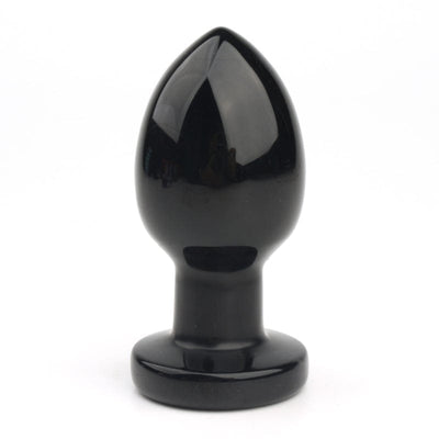 Black Obsidian Crystal Butt Plug Wands of Lust Co