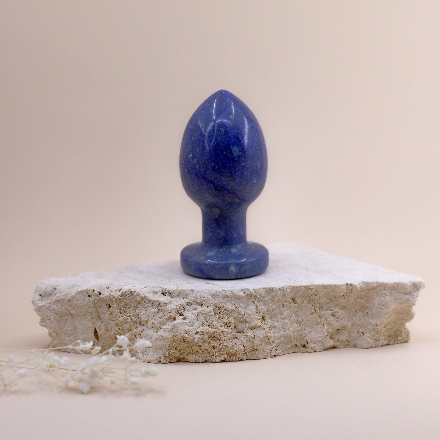Blue Aventurine Crystal Butt Plug Wands of Lust Co