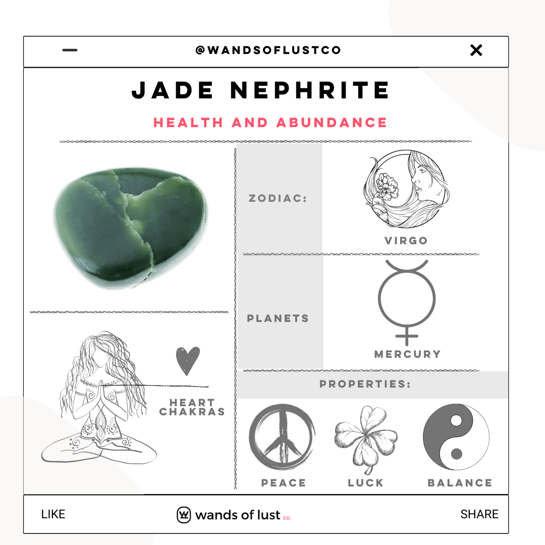 Jade Nephrite Yoni Egg - Set of 3 (Jade Egg) - Wands of Lust Co