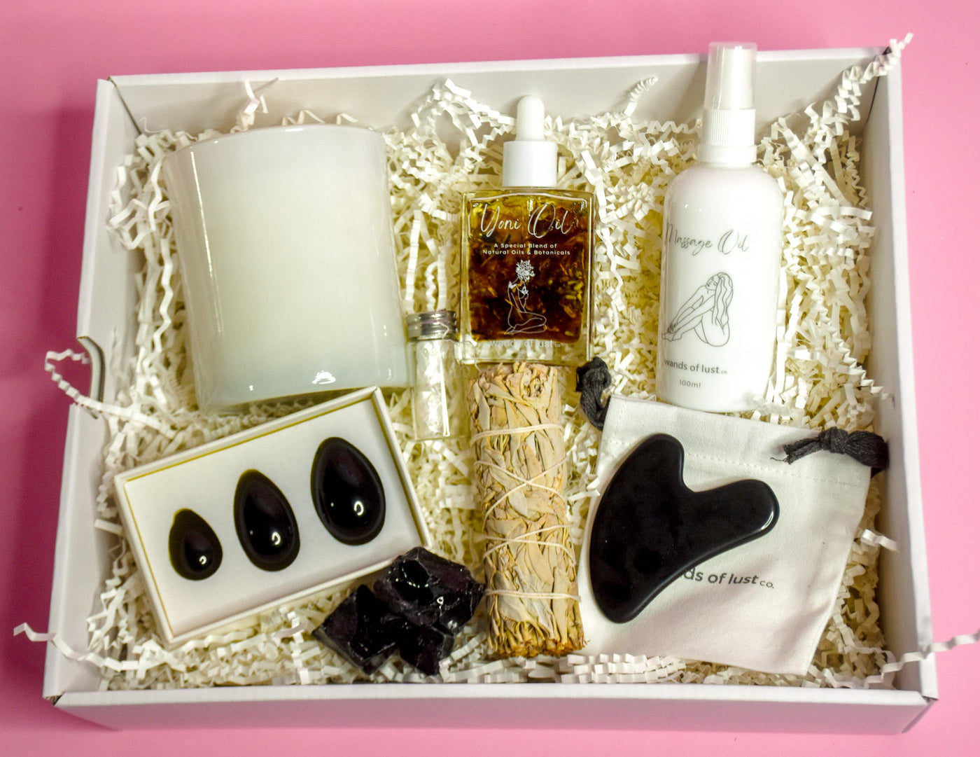 Self Care Bundle Gift box - Wands of Lust Co