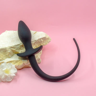 Silicone Puppy Tail Butt Plug - Silicone Wand - Wands of Lust Co - Wands of Lust Co