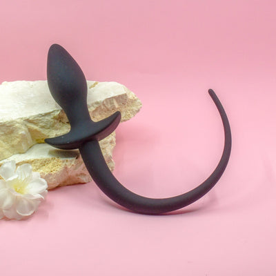 Silicone Puppy Tail Butt Plug - Silicone Wand - Wands of Lust Co - Wands of Lust Co